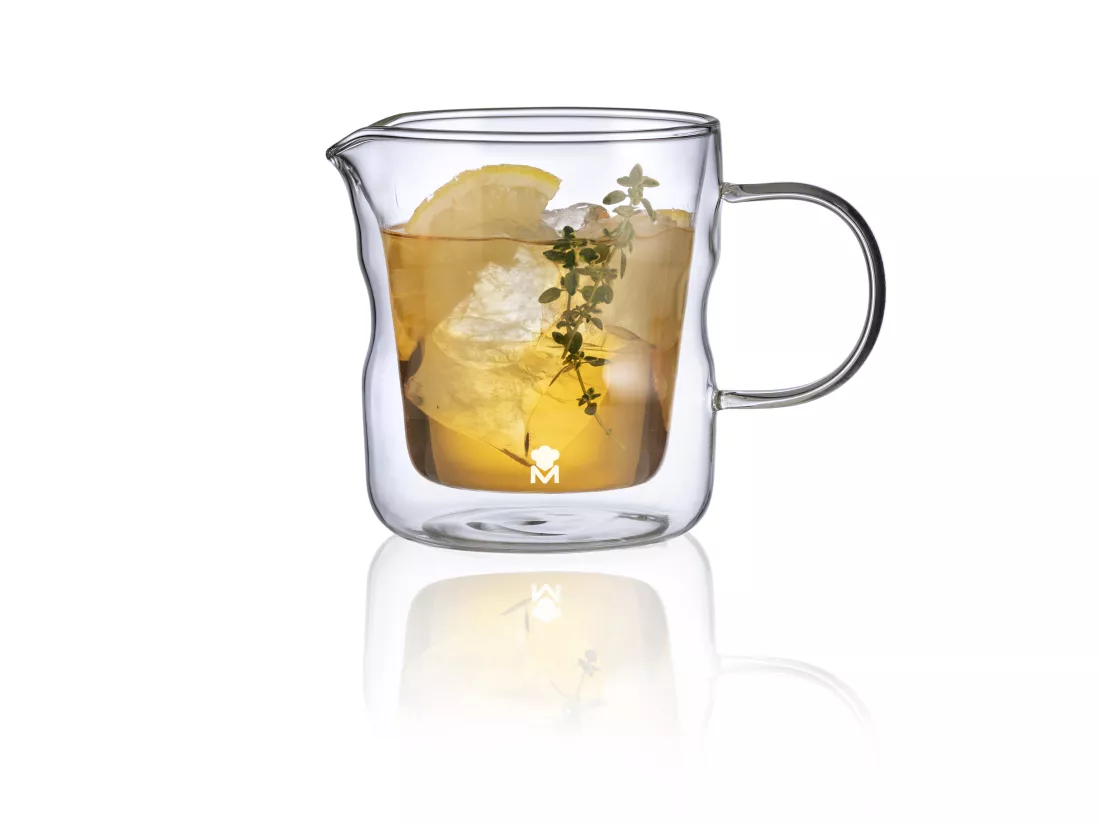 Pot à lait 450ml MIXOLOGY double paroi Borosilicate MasterPRO