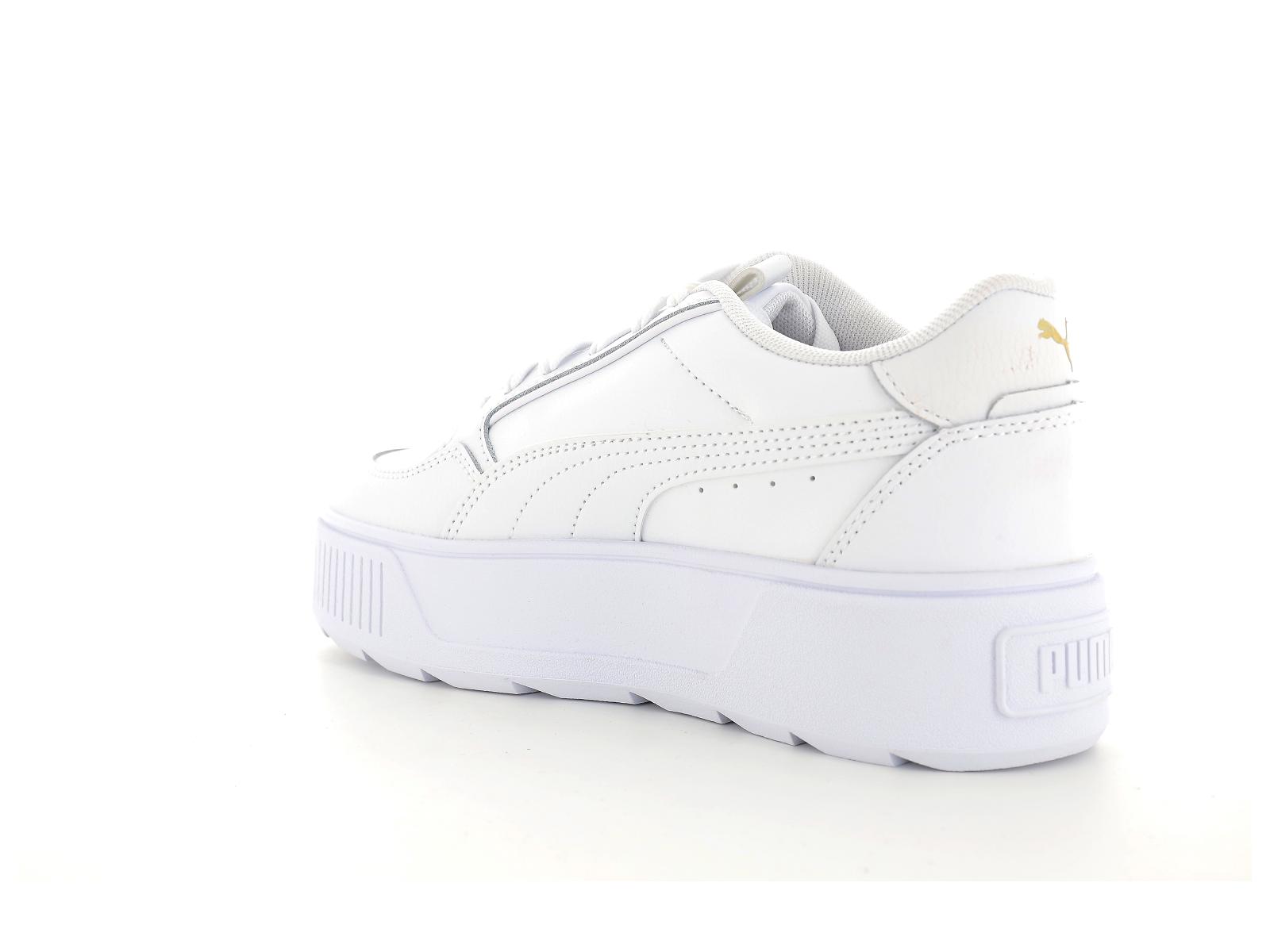 Puma-387212 Matières combinées Blanc