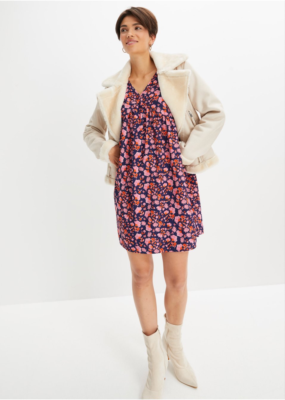 Robe tissée à motif