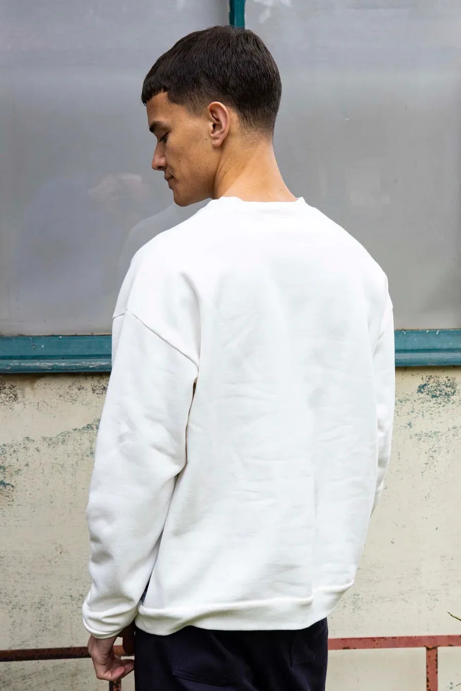 Sweatshirt imprimé navire pendant la tempête Misericordia