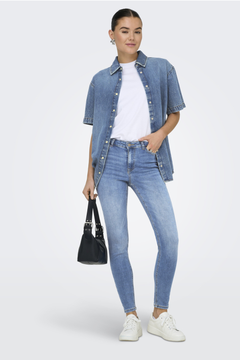 Jacqueline de Yong blauwe dames jeans