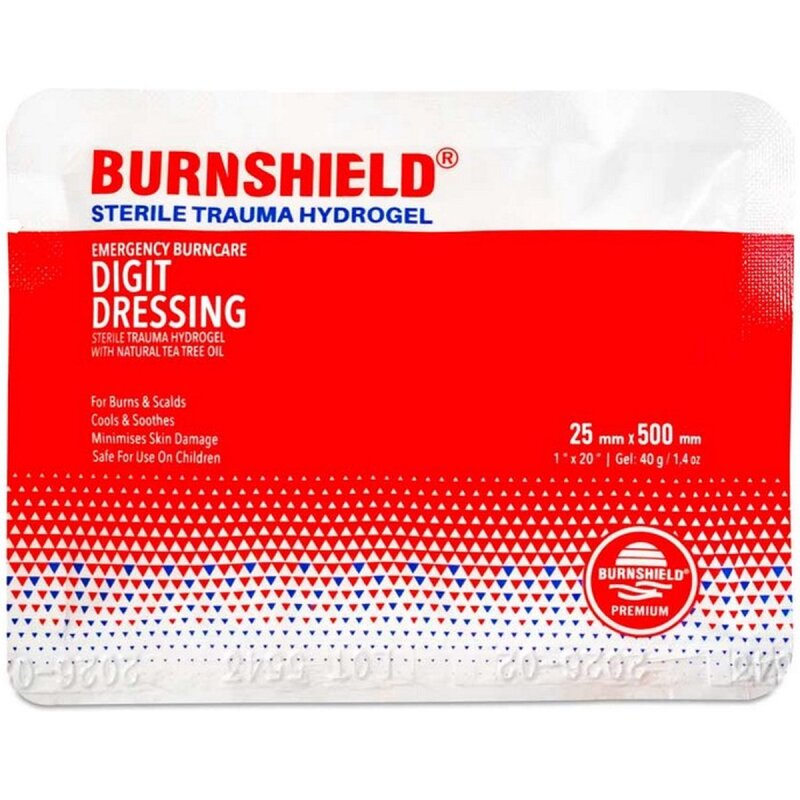 Compresse pour brûlures au doigt Burnshield 25 mm x 0,5 m
