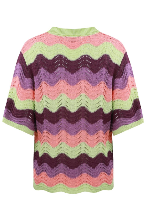 Fluresk multi color dames blouse