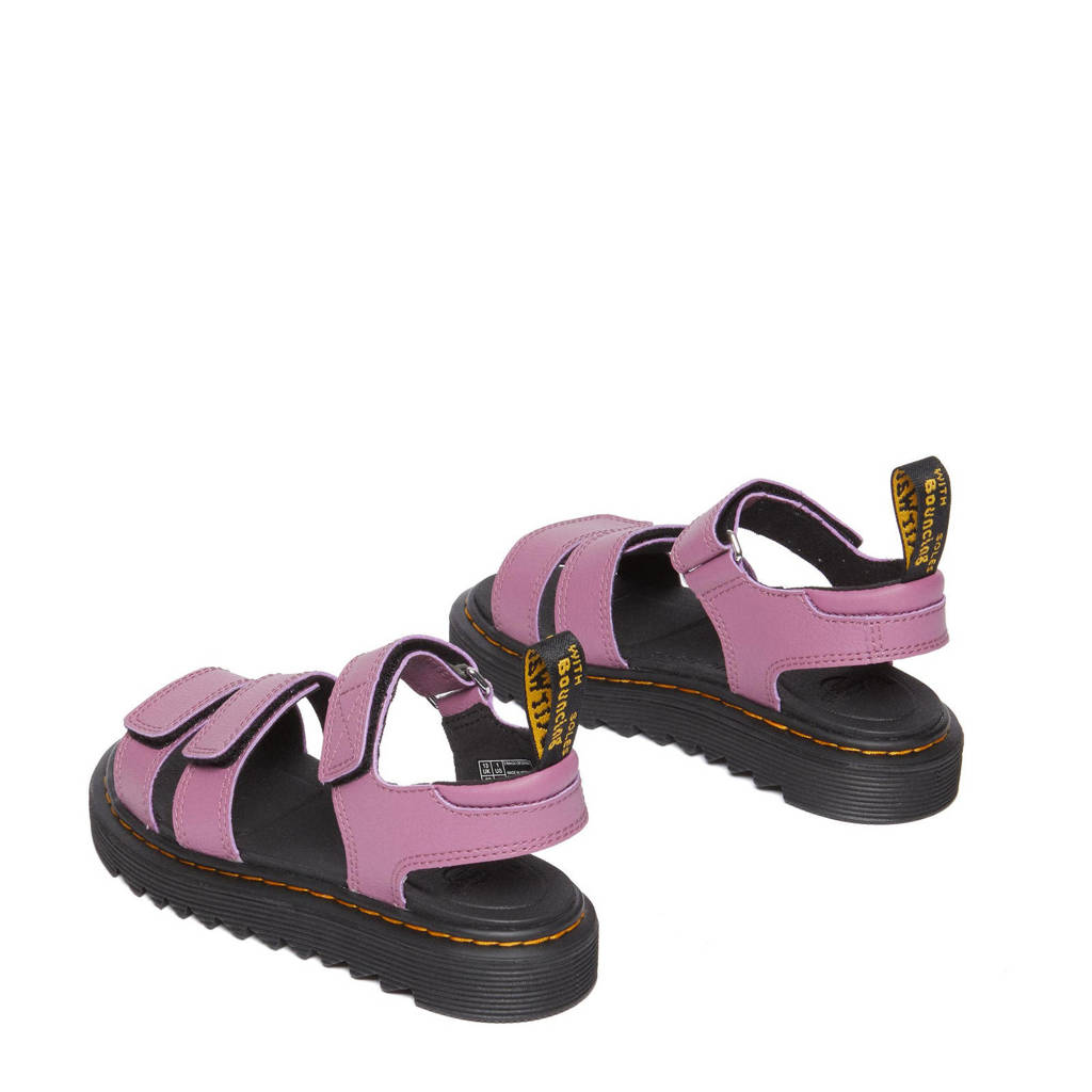 Dr. Martens Klaireleren sandalen paars