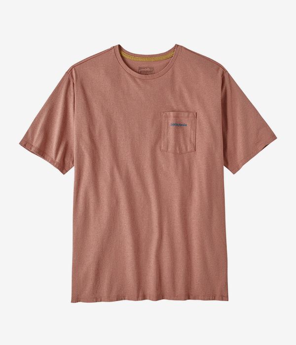 Patagonia Boardshort Logo Pocket Responsibili T-Shirt (sienna clay)