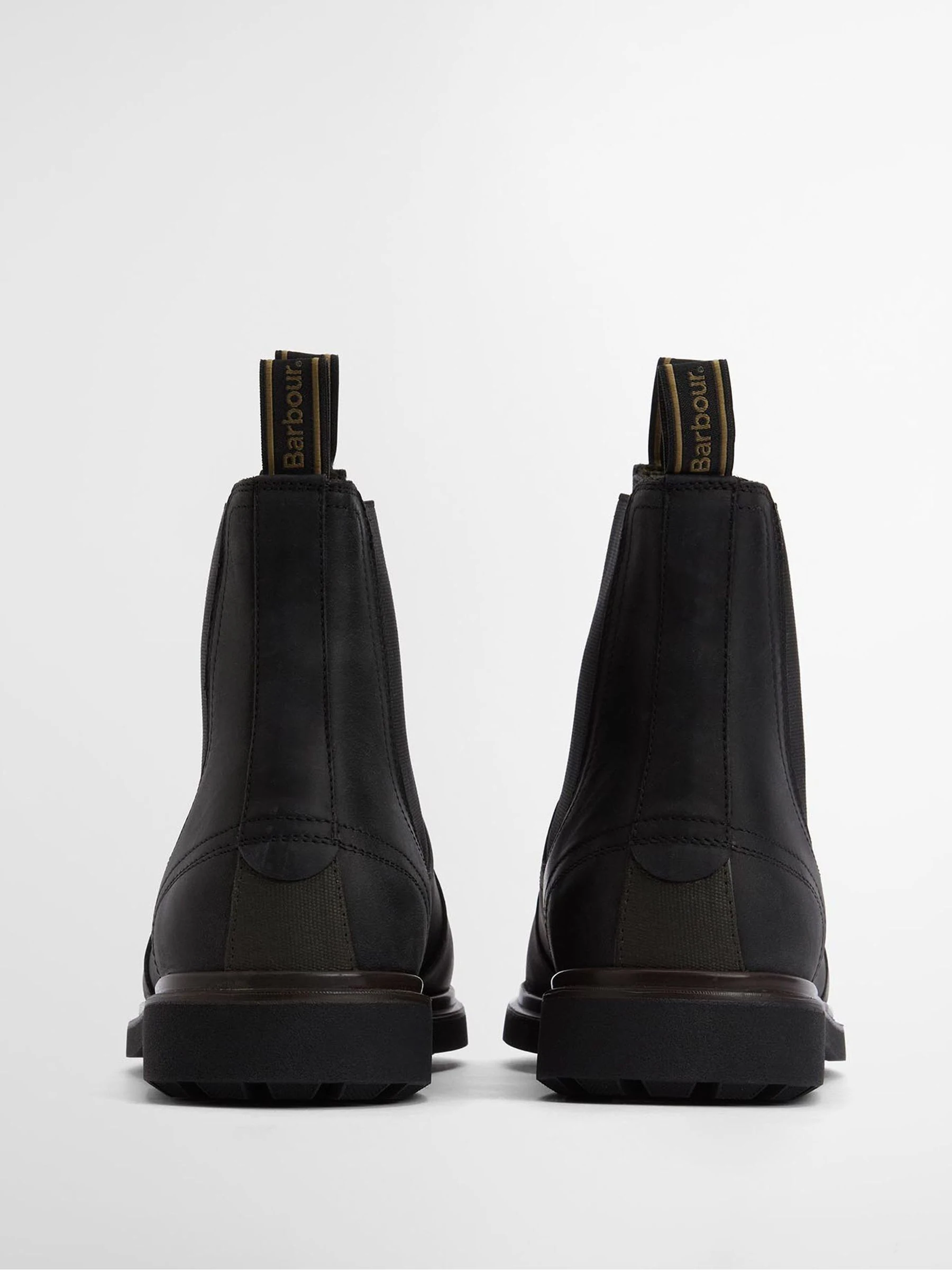 Zwart - Barbour® Hale leren Chelsea laars
