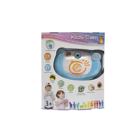 Idena Kids Cam blau, Digitalkamera mit drehbarer Linse