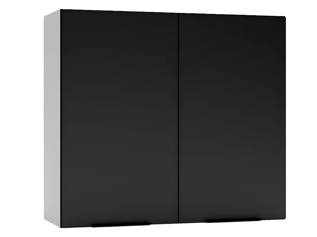Cuisine complète Mona 8 éléments couleur noir avec plan de travail inclus - Longueur 180/240 cm