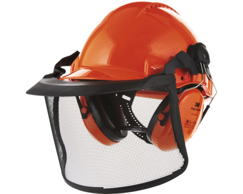 Bosbouwcombinatie 3M™ veiligheidshelm oranje