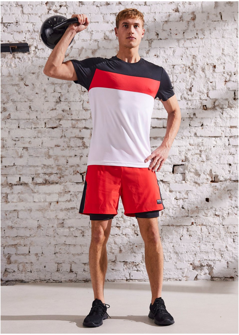 Legging de sport avec short, look 2en1, séchage rapide