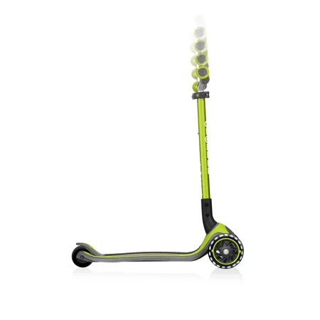 Authentic Sports Globber Master Lights lime grün, mit Leuchtrollen