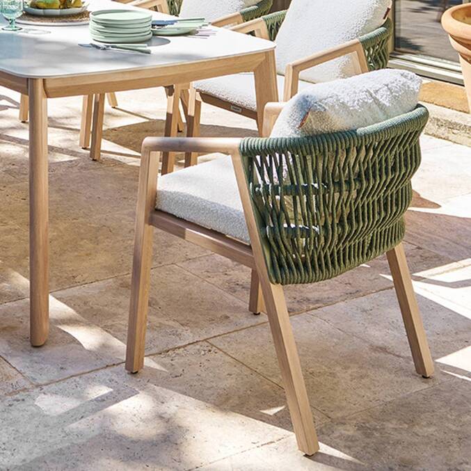 Fauteuil de jardin MYLORE Fougère / Honey