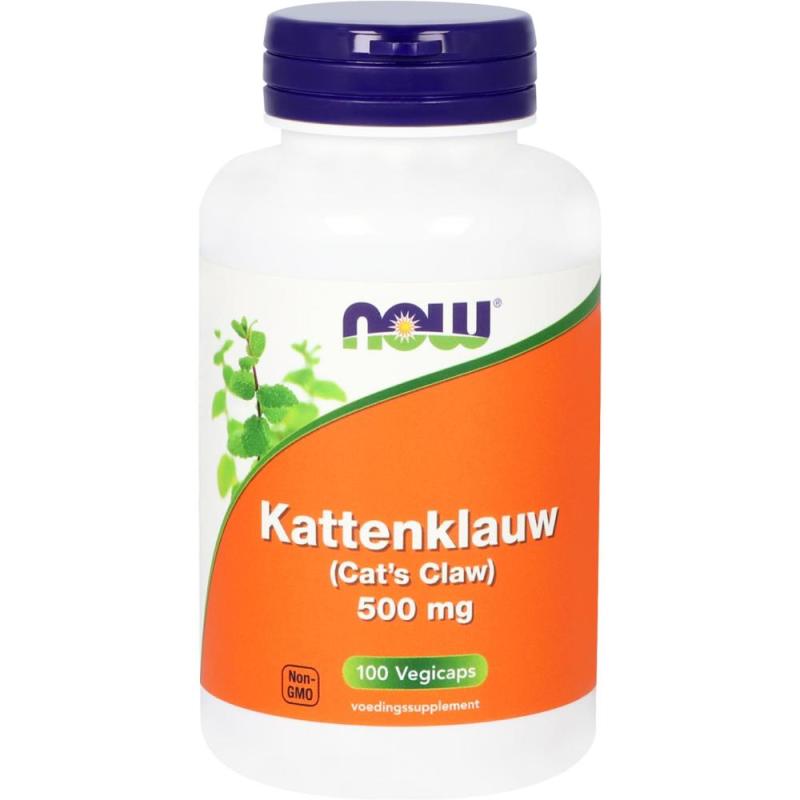 Now Kattenklauw 500mg 100 capsules