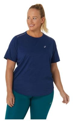 Maillot manches courtes Femme Asics Road Bleu