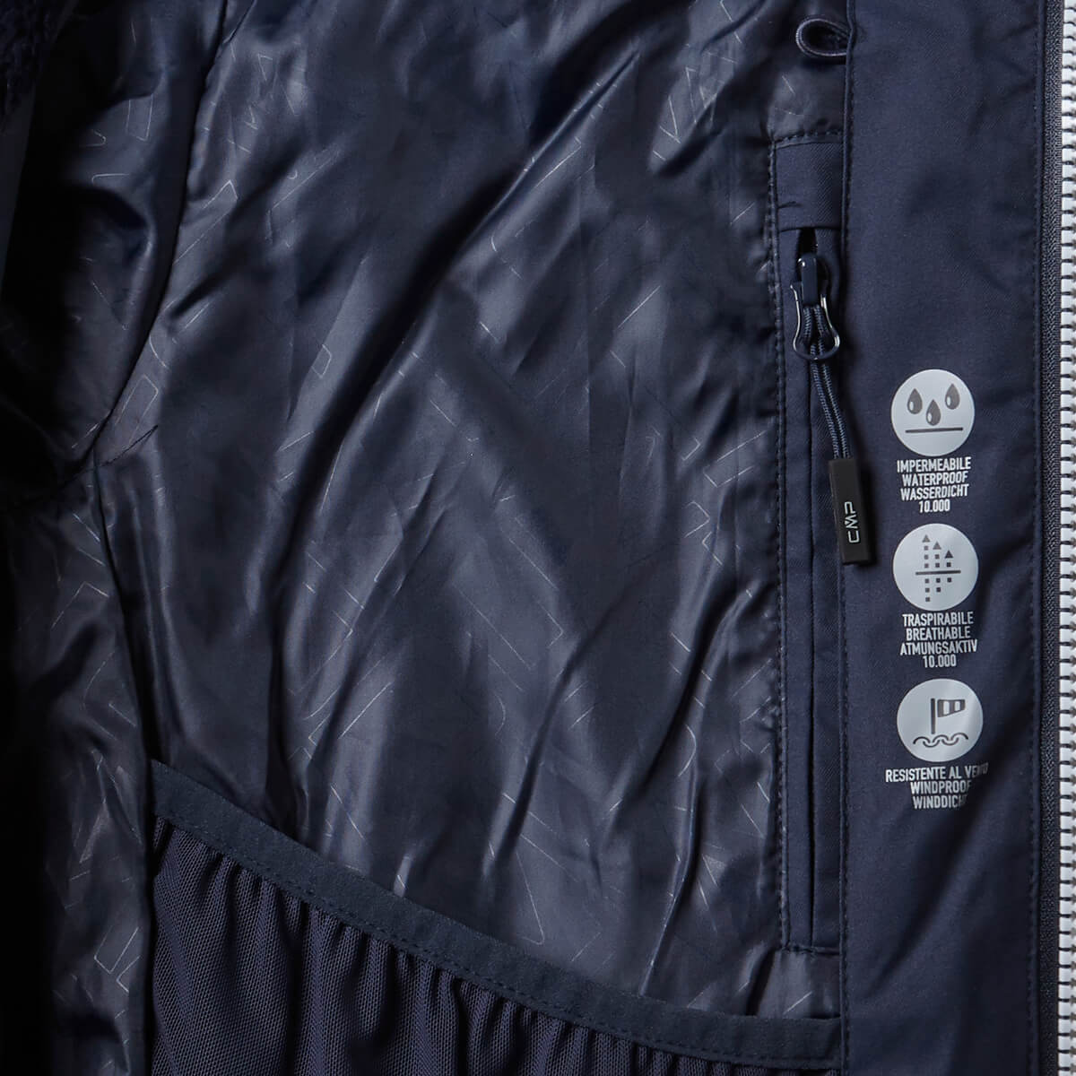 CMP Zip Hood Softshell Skijakke Dame