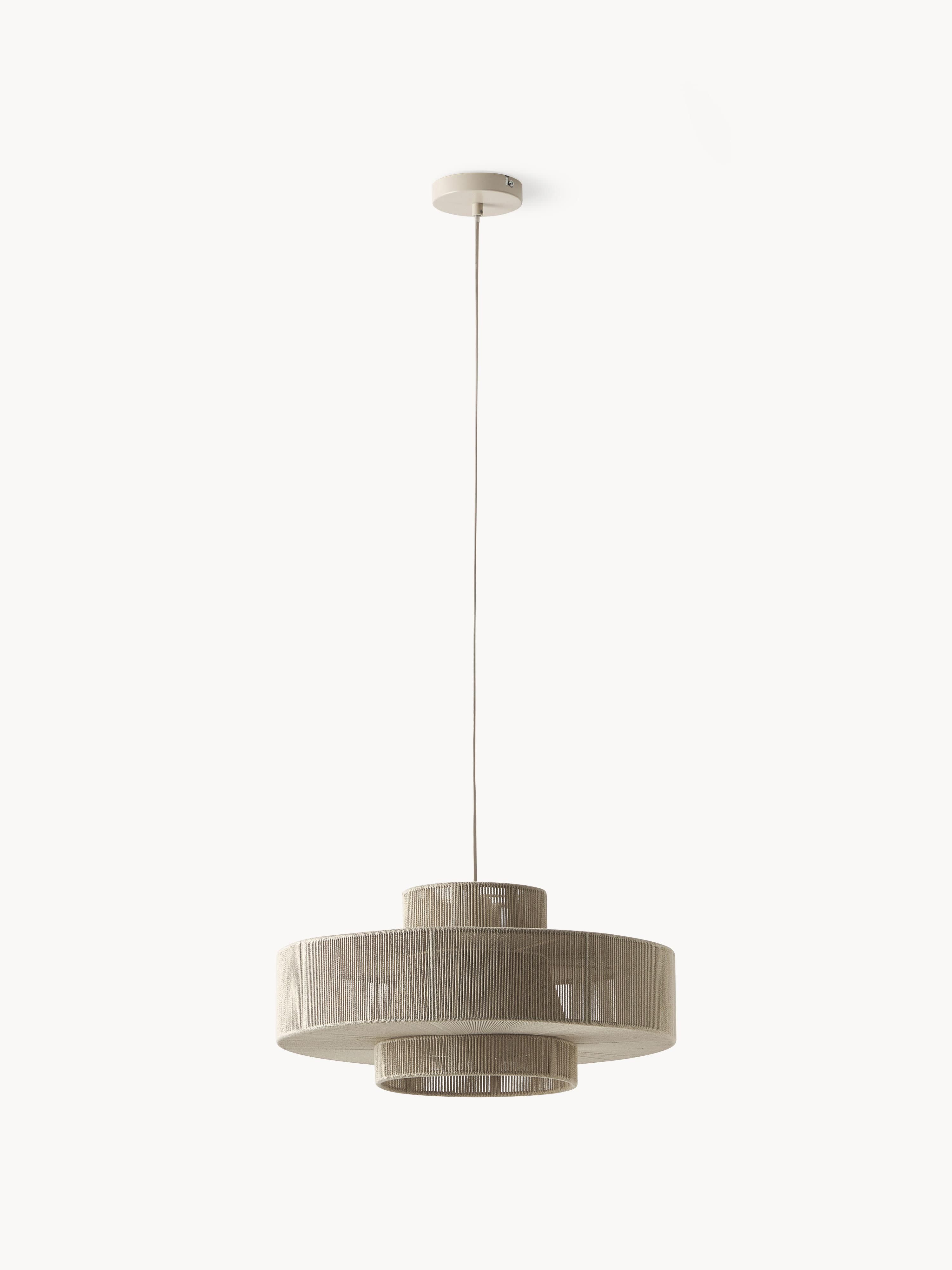 Grote hanglamp Lace uit linnendraden