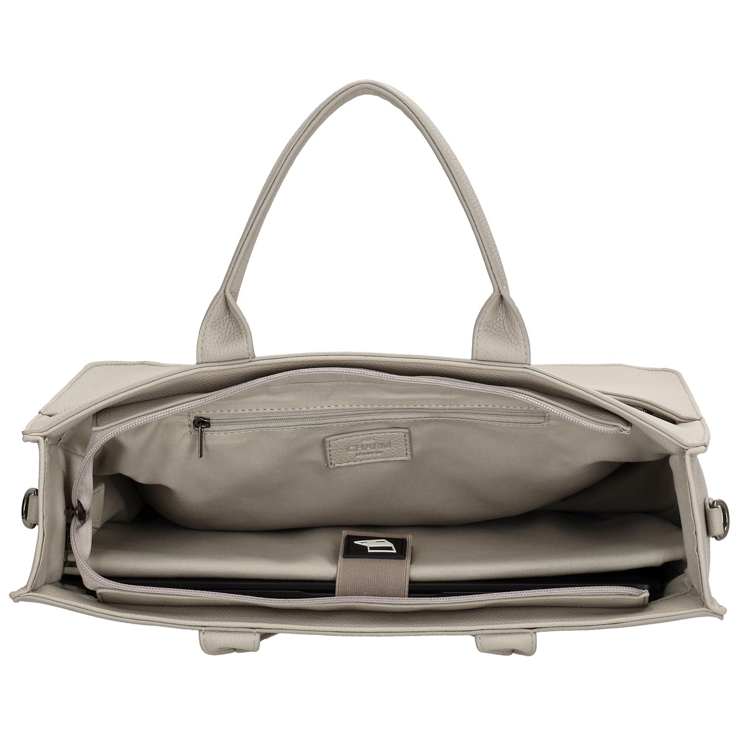 Charm London Princeton Laptopbag lightgrey