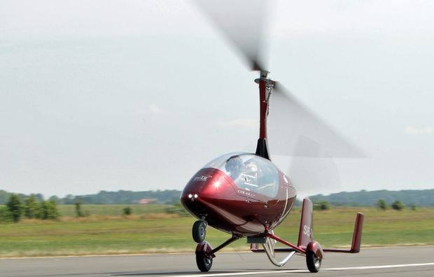Tragschrauber-Rundflug ab Weiden in der Oberpfalz als Geschenk