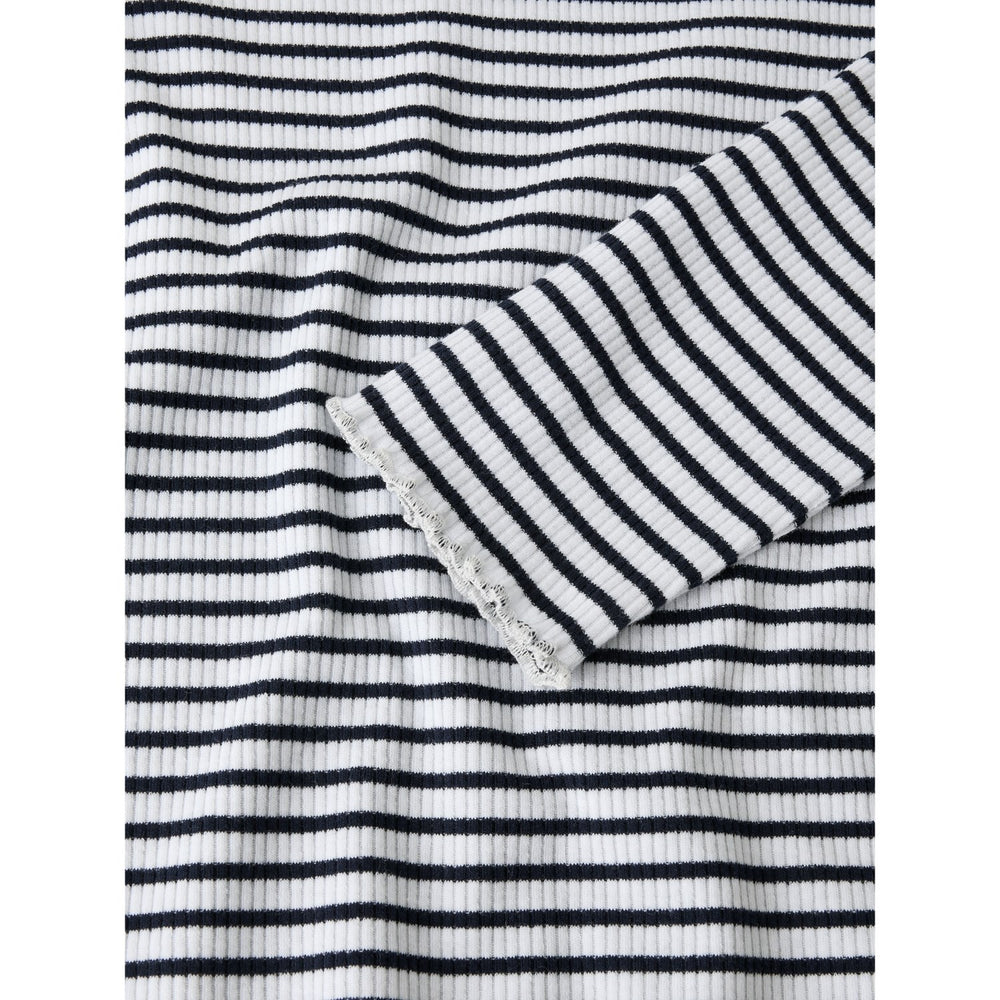 Køb Name It Navy Blazer Bright White Nkfforta Ls Slim Top