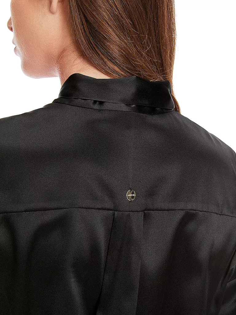 MARC CAIN Seidenbluse schwarz