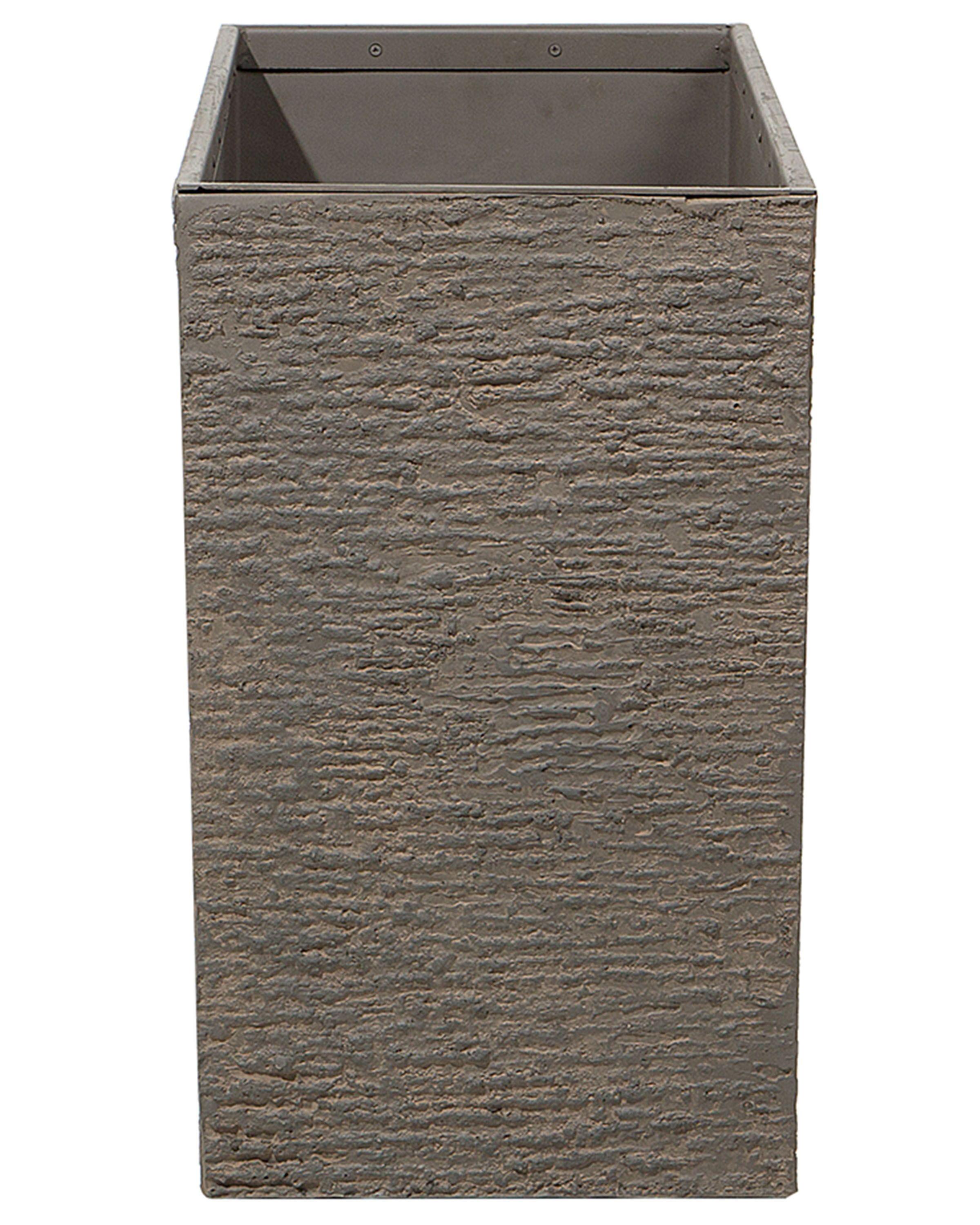 Bloempot EDESSA 80 cm Donkerbruin