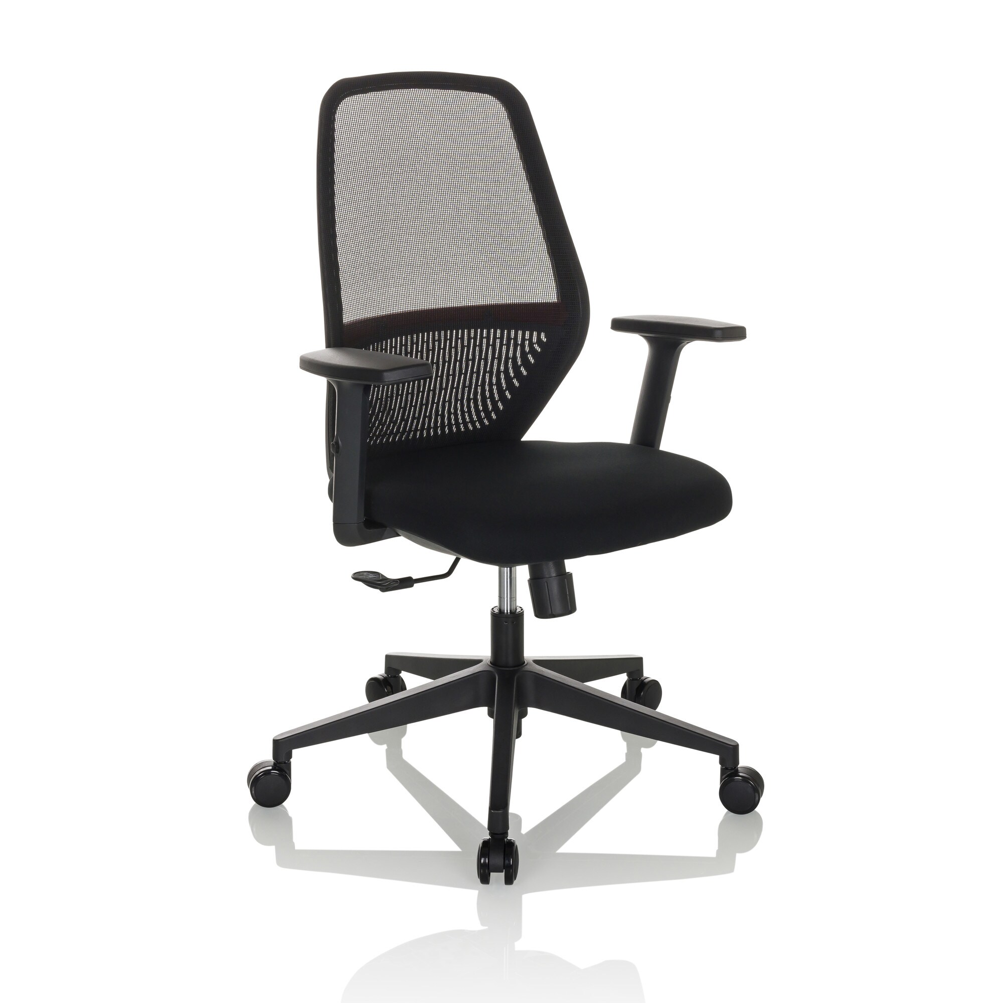 Profi Bürostuhl CARLOW I Stoff/Netzstoff mit Armlehnen hjh OFFICE