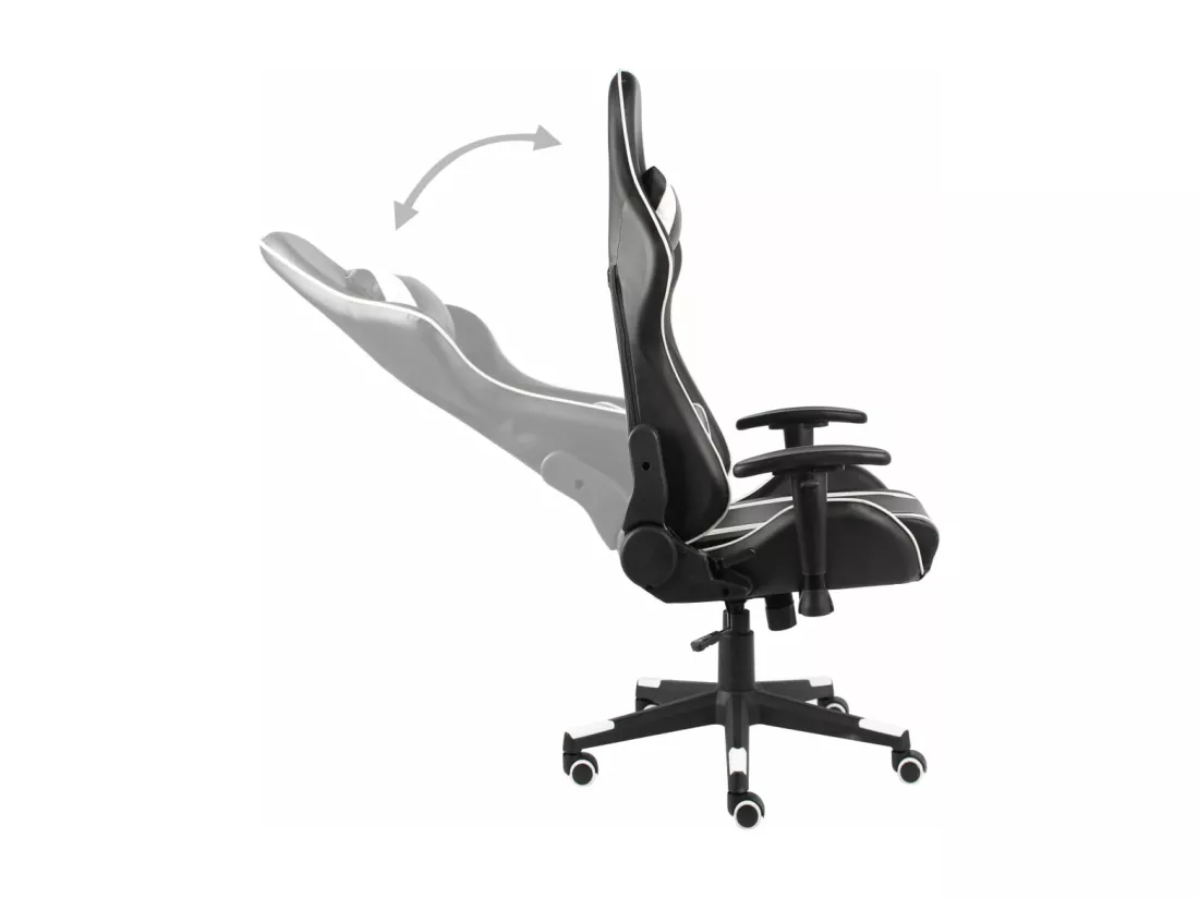 Chaise de jeu pivotante Blanc PVC