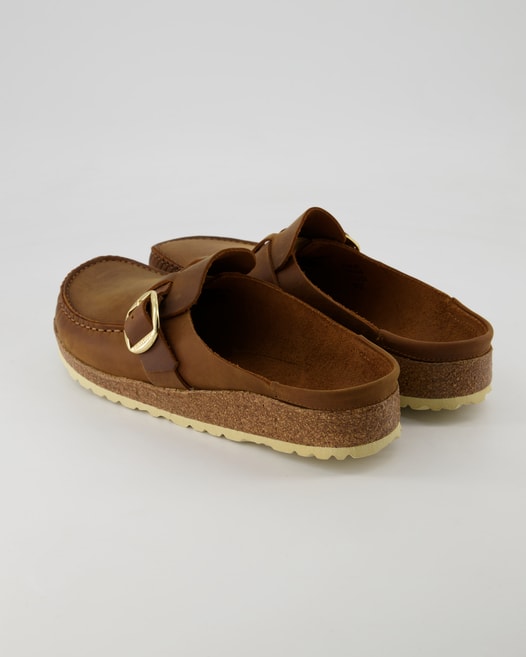 Birkenstock Buckley Leoi Pantoletten in Braun