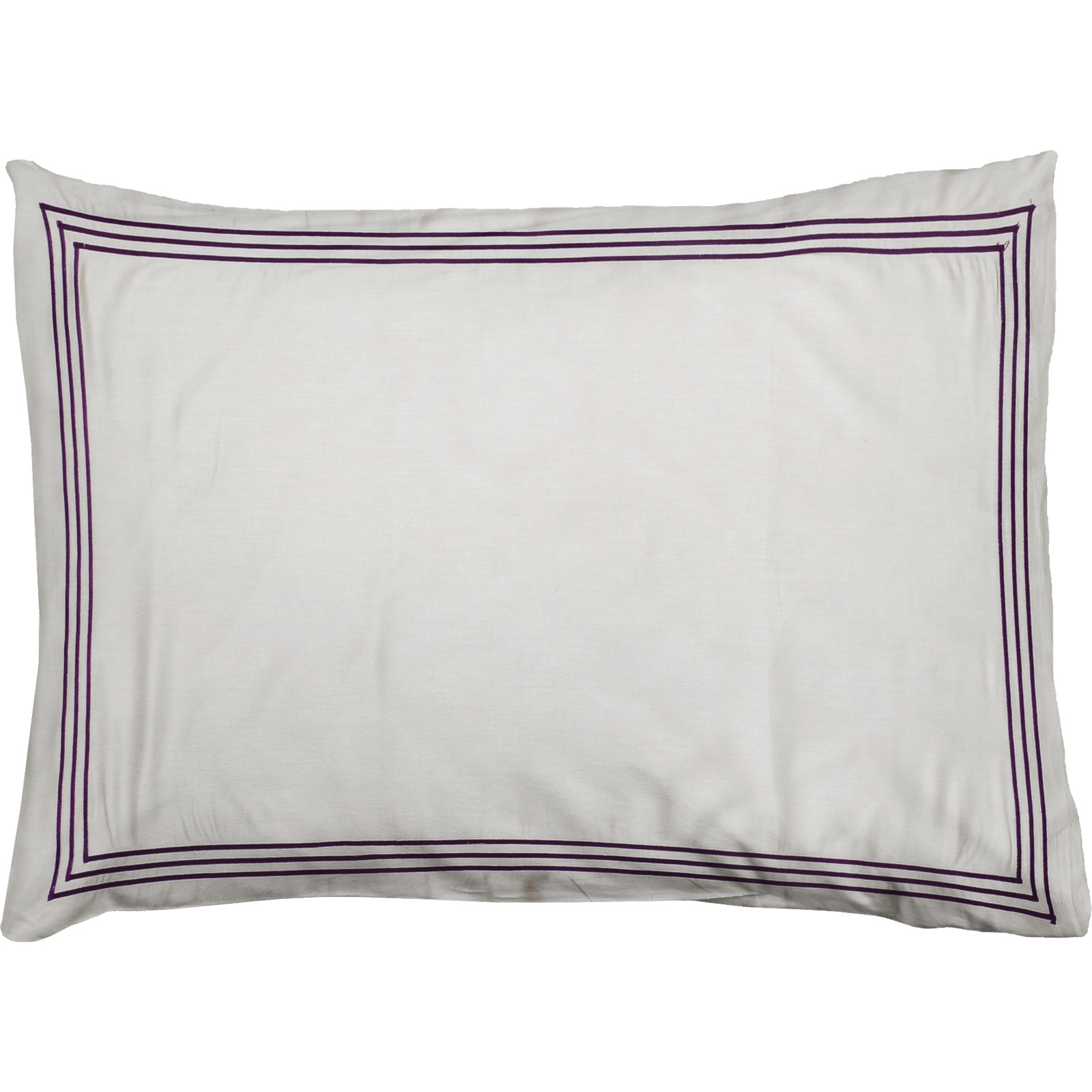 Bettwäsche Satin gestreifte Stickerei uni 240x240 Bettwäsche, beige