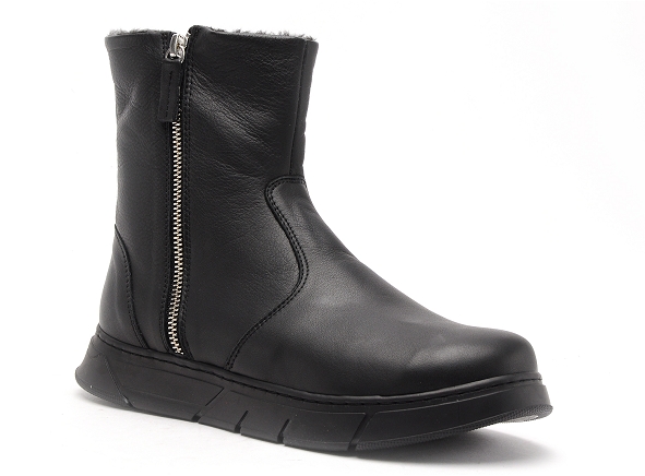 Andrea conti boots bottine plates femme 0346049 noir