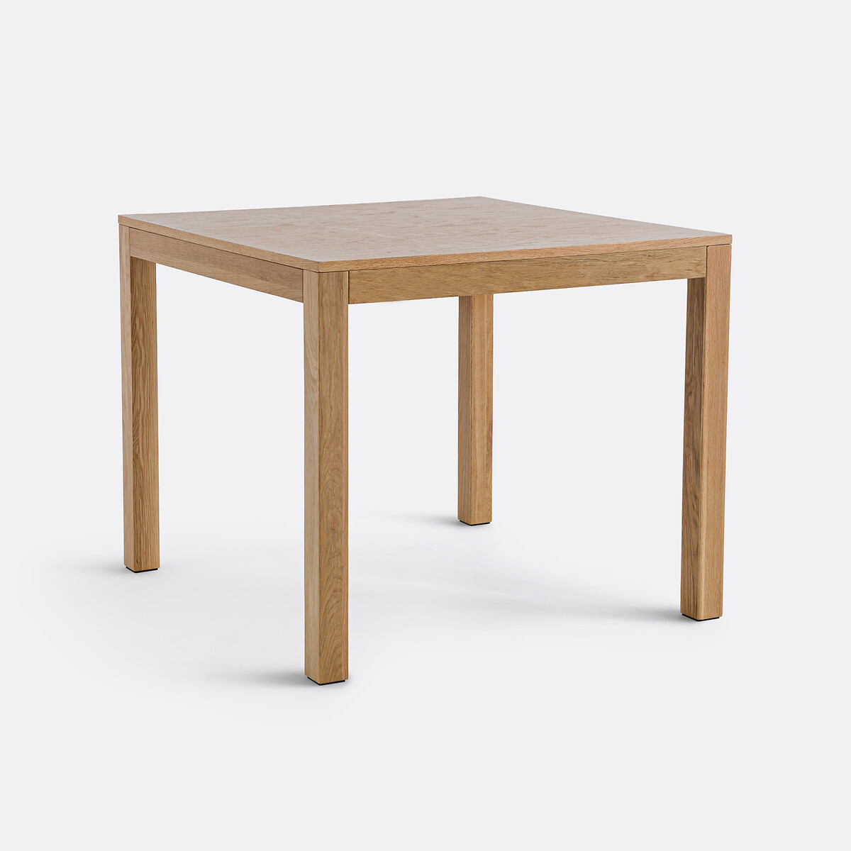 LA REDOUTE INTERIEURS<br>Mesa quadrada de carvalho, cantos retos, Nusso