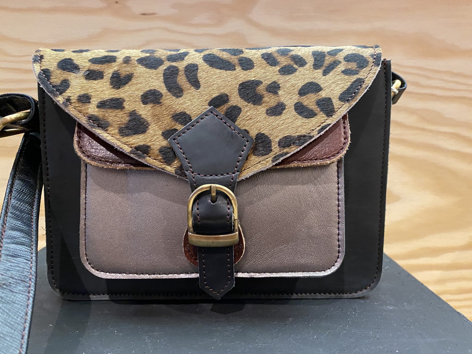 Unique Brand Leren Crossbody Tas Vacht