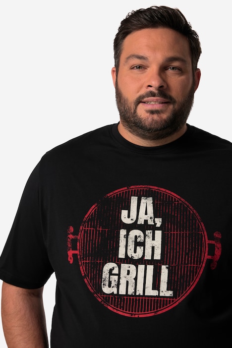 Men+ T-Shirt, Halbarm, Grillen, bis 8 XL