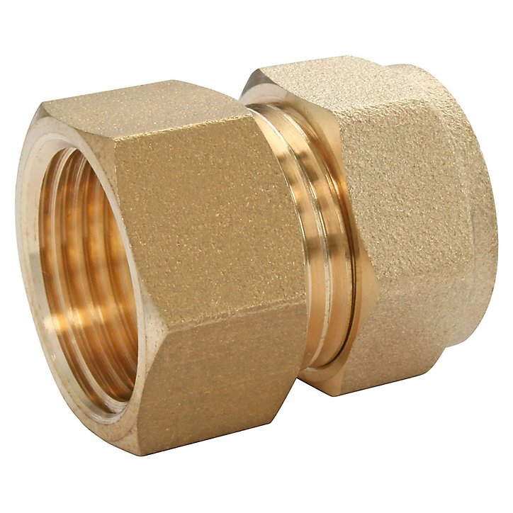 Raccord femelle bicône pour tube cuivre Ø10 - Femelle 12/17 (3/8