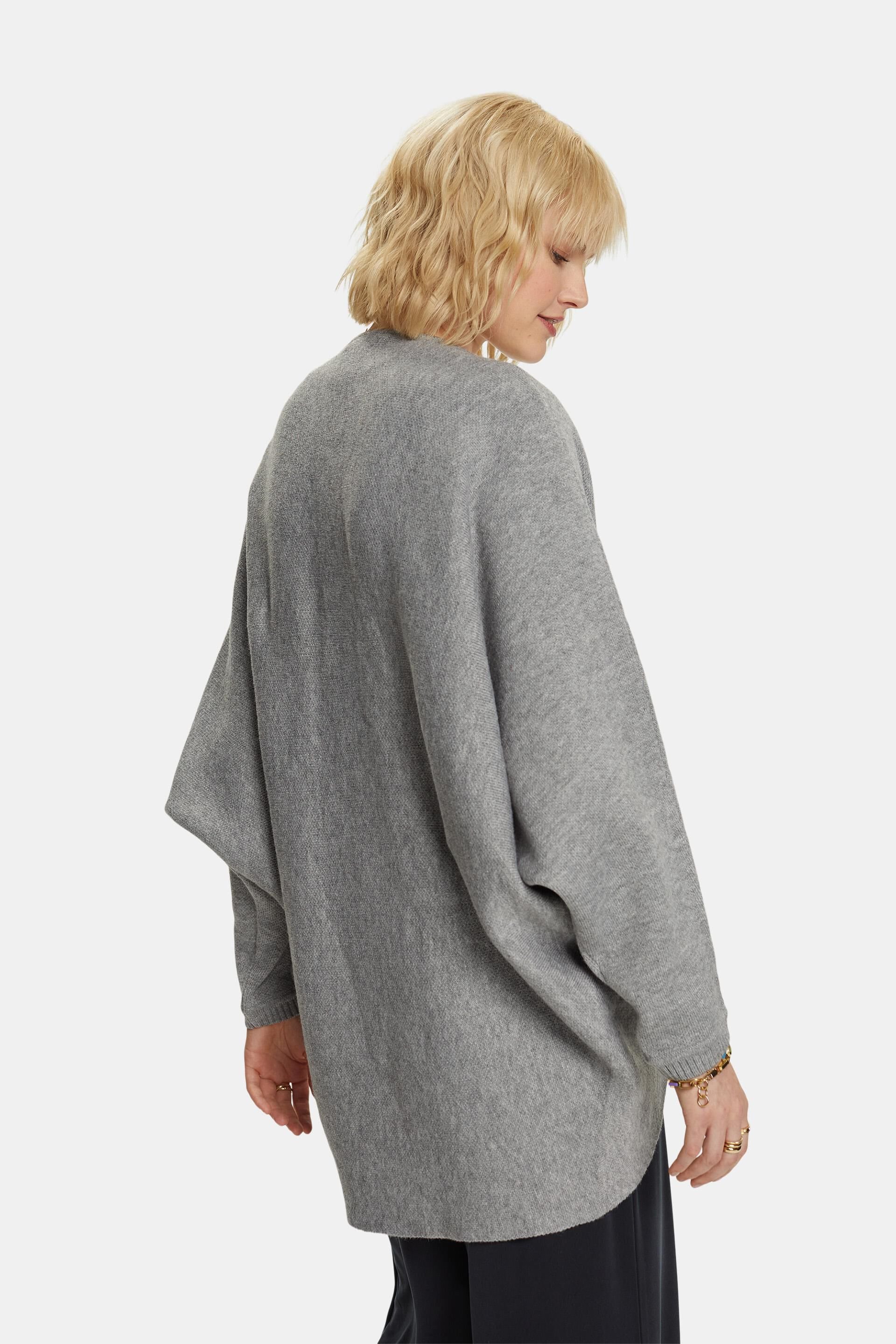 Recyclé le cardigan à manches chauve-souris