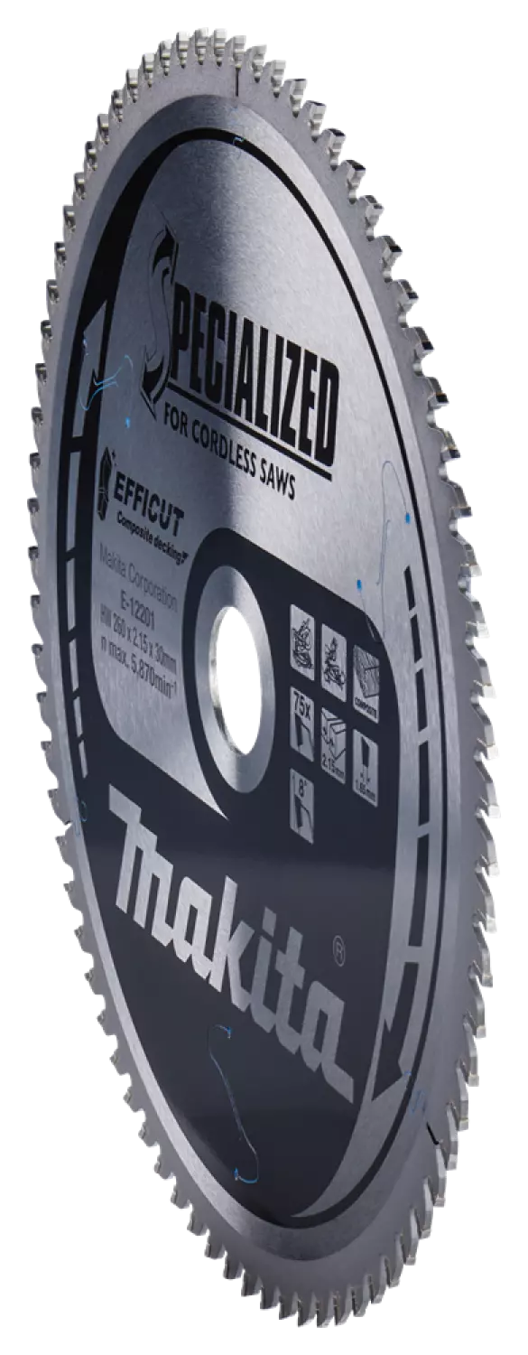 Makita E-12201 Efficut Cirkelzaagblad WPC - 260x30x2,15mm 75T