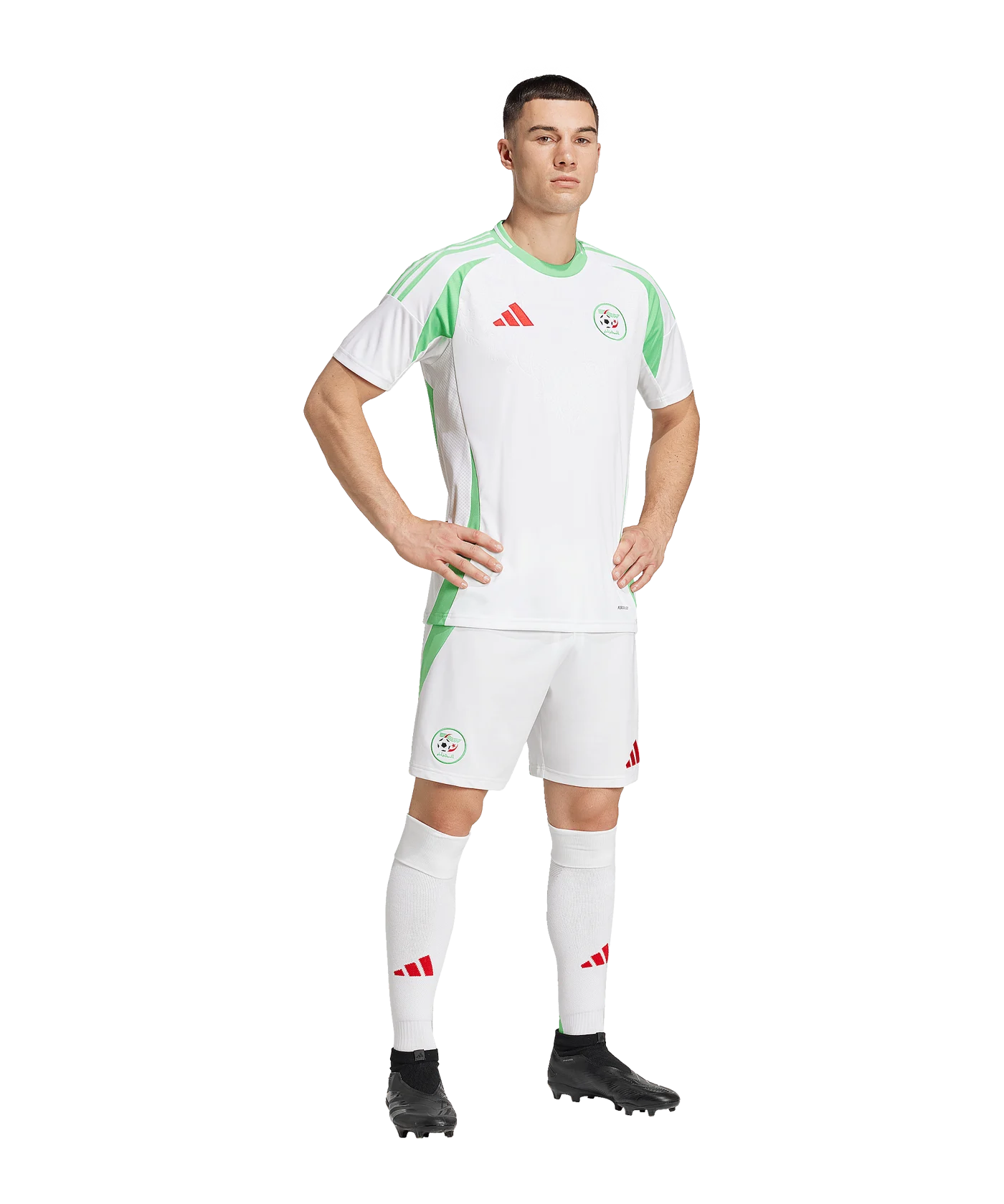 adidas Algerien Short Home 2024 Weiss