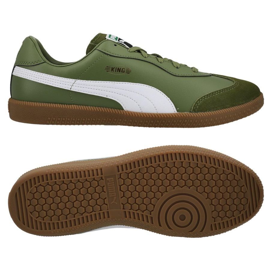 PUMA King 21 IT - Vert/Blanc