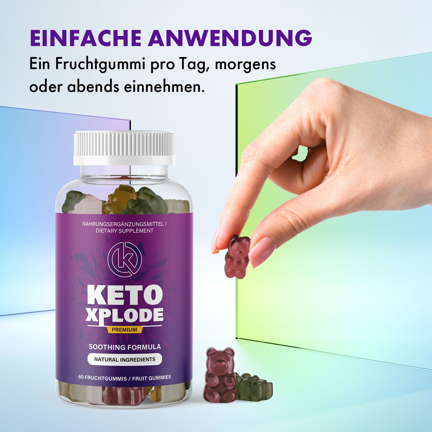 KetoXplode Fruchtgummis - Mit Gummibärchen zum Ziel