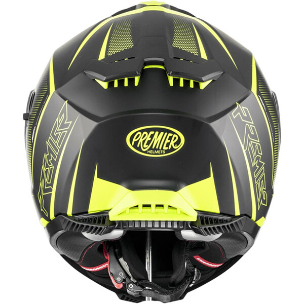 premier - Casque Typhoon FR Noir / Jaune fluo / Mat