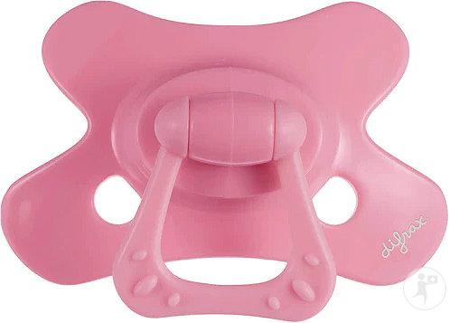 Difrax Sucette Pure Natural Bébés 12+ Mois Raspberry 1 Pièce
