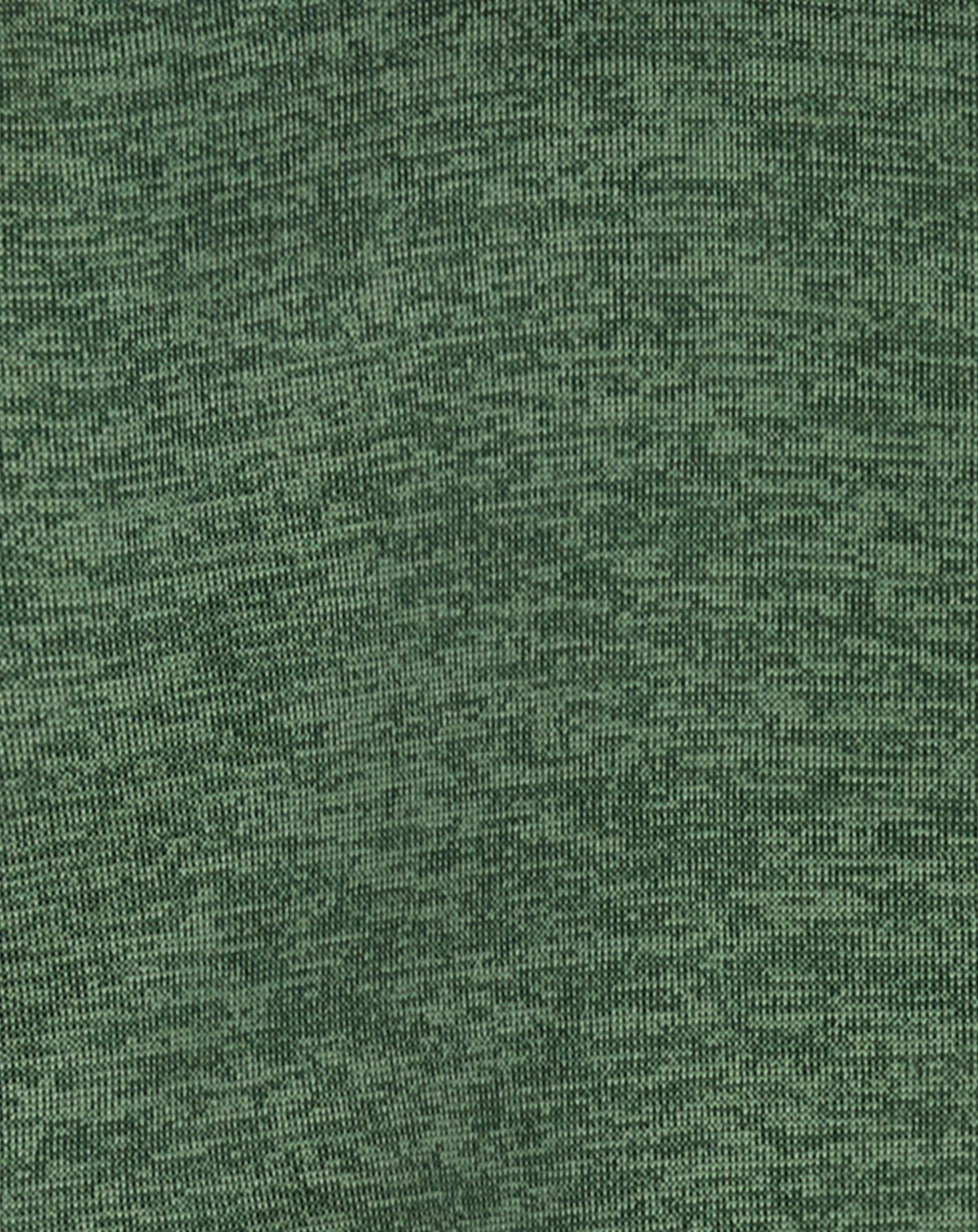 Fleece-Jacke MELANGE SEA in dunkelgrün