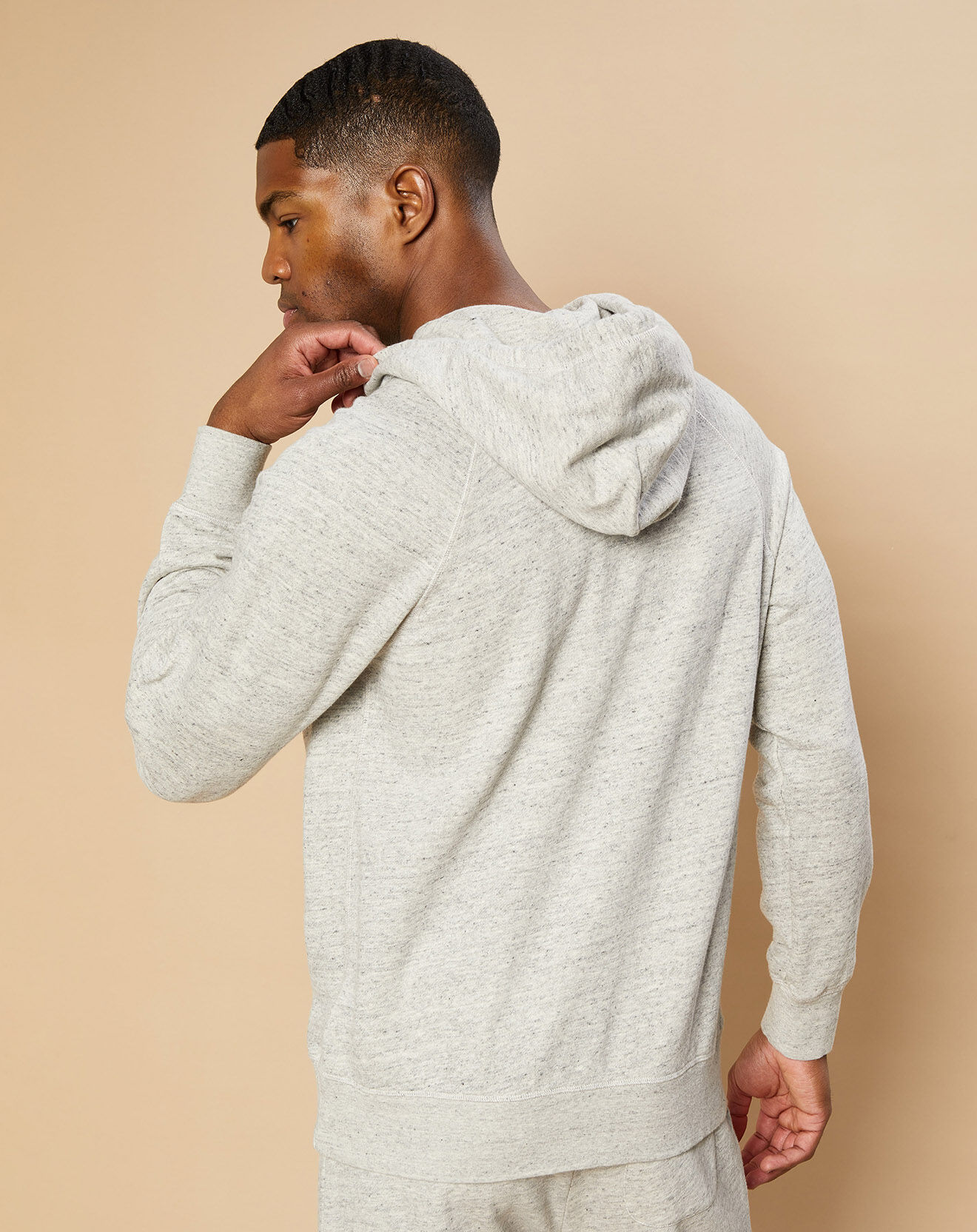 Hartford Sweat à capuche Light heather gris