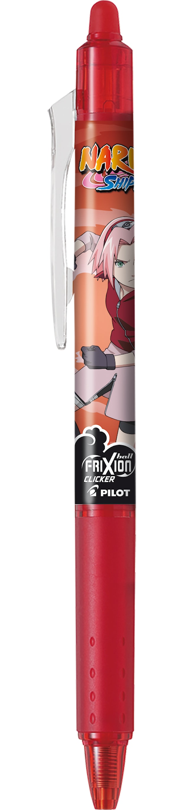 Bläckpenna Frixion Clicker 0,7 Naruto 3-p Pilot