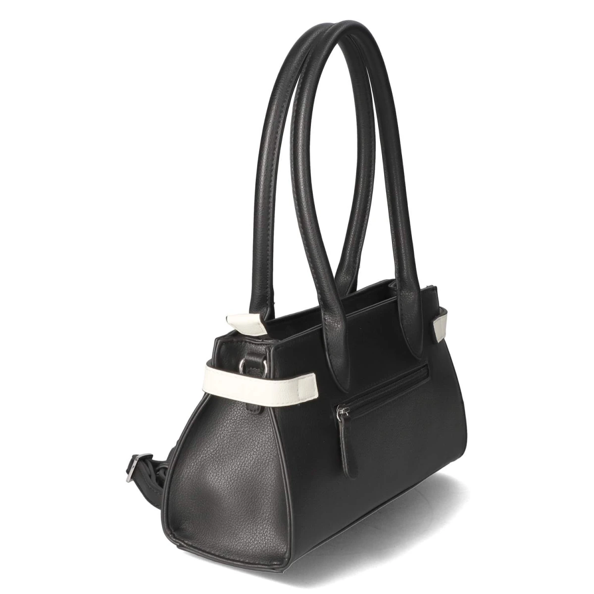 KaerlekSchultertasche - schwarz/weiß