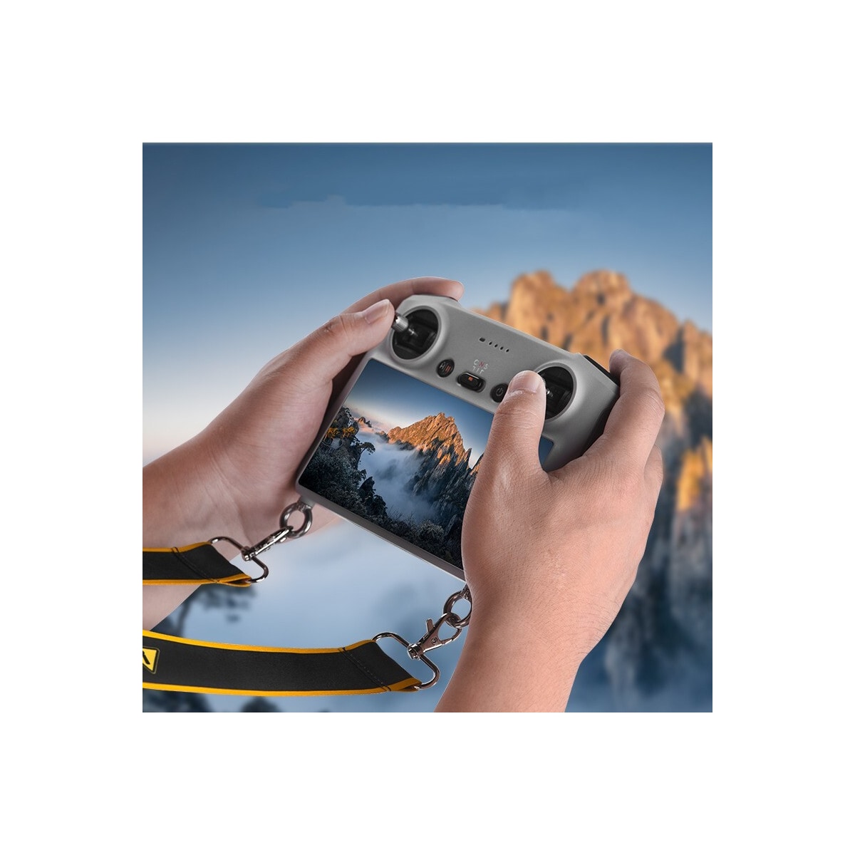 Bærestropp for dronekontroll