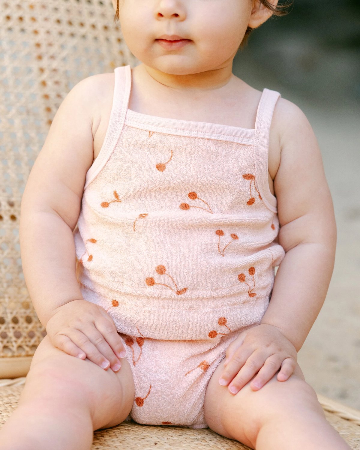 Romper Singlet – Terrystoff i Øko Bomull | Terry Cinch Romper
