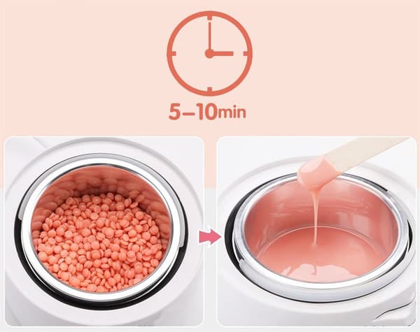 UNIQ Wax Pearls Mega Pack - Voksperlesett med voksvarmer 500g