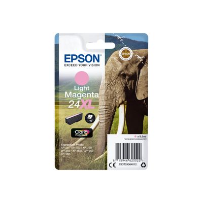 Epson 24XL Elephant - magenta clair - cartouche d'encre originale