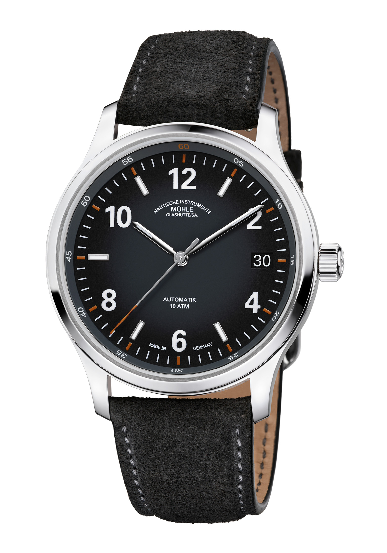 Mühle Glashütte Lunova Datum M1-43-16-LB-V
